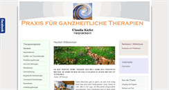 Desktop Screenshot of claudia-kiefer.de
